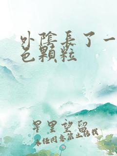 外阴长了一个白色颗粒