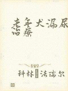 老年犬漏尿怎么治疗