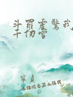 斗罗震惊我成了千仞雪