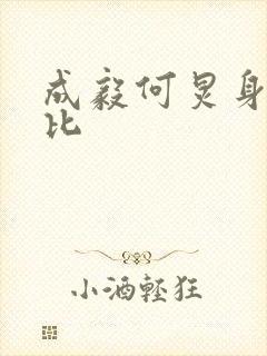 成毅何炅身高对比