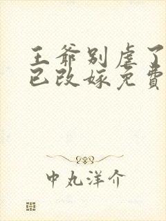 王爷别虐了王妃已改嫁免费阅读