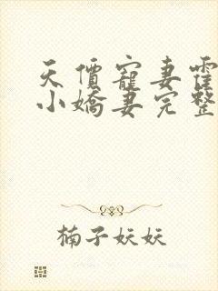 天价宠妻霍总的小娇妻完整版