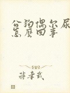 公狗偶尔尿血是怎么回事