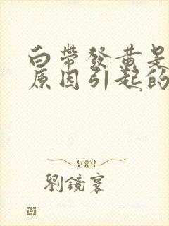 白带发黄是什么原因引起的