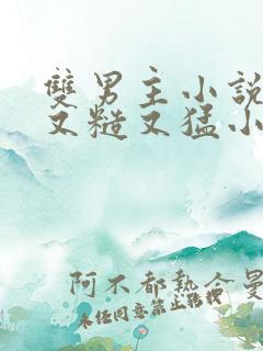 双男主小说黄强又糙又猛小说