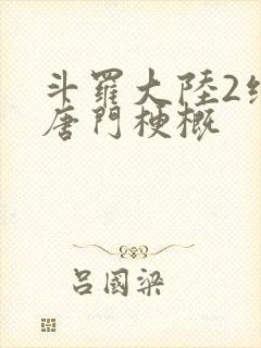 斗罗大陆2绝世唐门梗概