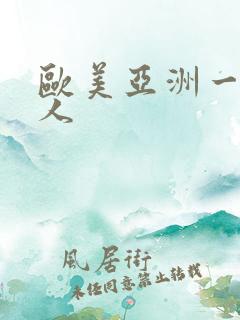 欧美亚洲一区黑人