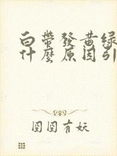 白带发黄绿色是什么原因引起的用什么药物