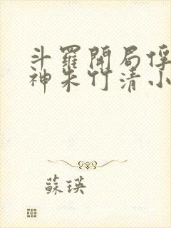 斗罗开局俘获女神朱竹清小说