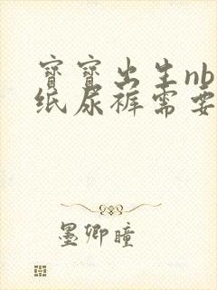 宝宝出生nb码纸尿裤需要多少