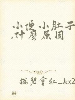 小便小肚子疼痛,什么原因