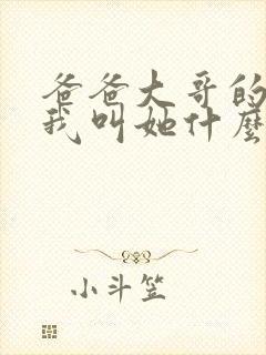 爸爸大哥的女儿我叫她什么