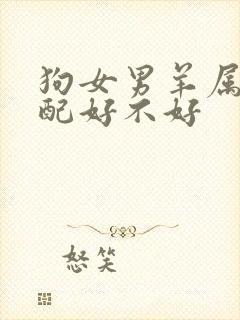 狗女男羊属相婚配好不好