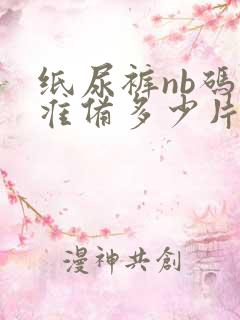 纸尿裤nb码要准备多少片