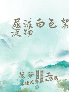 尿液白色絮状沉淀物