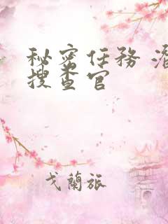 秘密任务 潜入搜查官