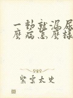 一动就漏尿是什么病怎么样治疗