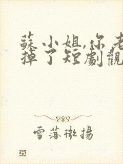 苏小姐,你老公掉了短剧观看全集