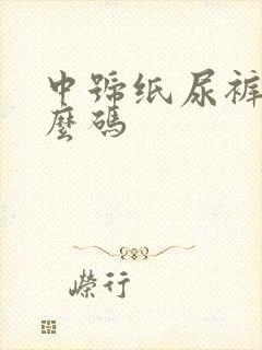 中号纸尿裤是什么码