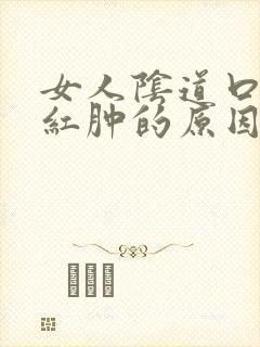 女人阴道口疙瘩红肿的原因