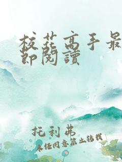 校花高手最新章节阅读