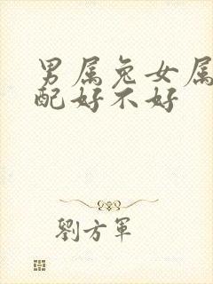 男属兔女属马婚配好不好