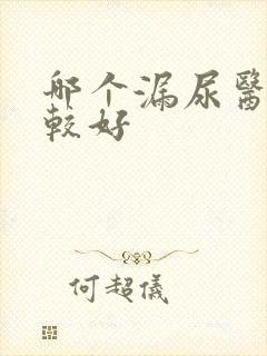 哪个漏尿医院比较好