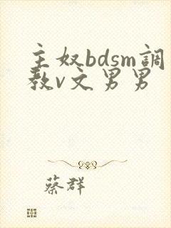 主奴bdsm调教v文男男