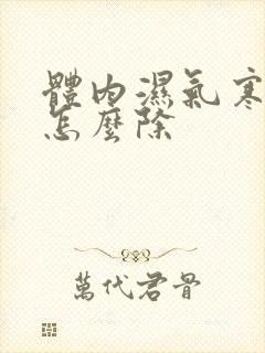 体内湿气寒气重怎么除