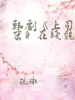 韩剧《上司的秘密》在线观看完整版