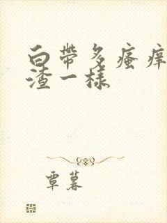 白带多瘙痒豆腐渣一样