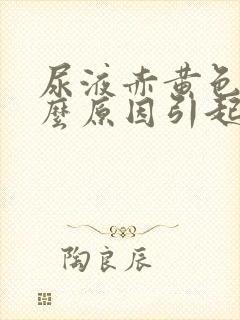 尿液赤黄色是什么原因引起的