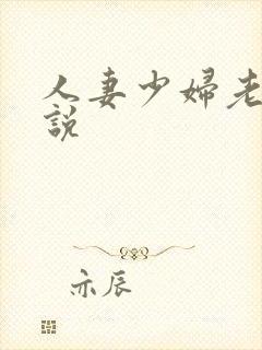 人妻少妇老头小说