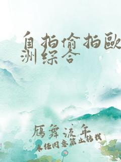 自拍偷拍欧美亚洲综合