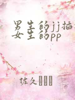 男生的jj插进女生的pp