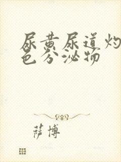 尿黄尿道灼热白色分泌物