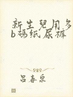 新生儿用多少nb码纸尿裤