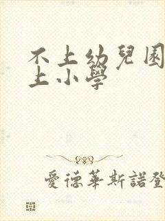 不上幼儿园直接上小学