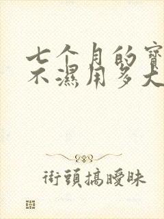 七个月的宝宝尿不湿用多大号