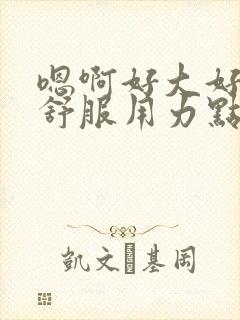 嗯啊好大好爽好舒服用力点