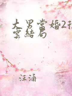 大男当婚2徐若云结局