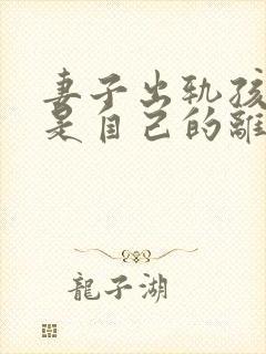 妻子出轨孩子不是自己的离婚怎么判