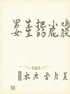 男生把小鸡插进女生的屁股里的视频