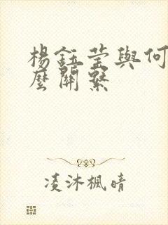 杨钰莹与何炅什么关系