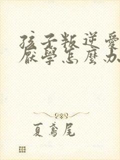 孩子叛逆爱撒谎厌学怎么办