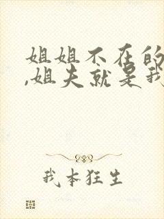 姐姐不在的三天,姐夫就是我的