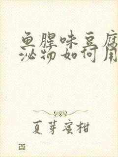 鱼腥味豆腐渣分泌物如何用药