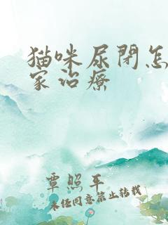 猫咪尿闭怎么在家治疗