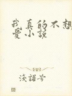 我真的不想谈恋爱小说