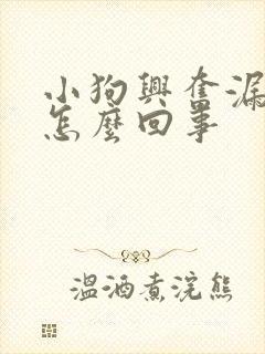 小狗兴奋漏尿是怎么回事